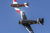 Pilots of military training planes prepare for future competition