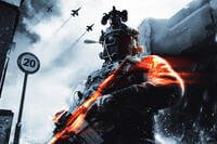 A soldier holding a rifle as jets fly overhead in Battlefield 6 promotional imagery. (Image: EA / Battlefield Studios)