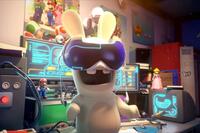 A Rabbid wearing VR goggles in Mario + Rabbids Kingdom Battle (2017)