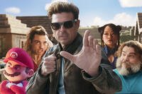 Johnny Cage is front in center in this video game movie collage created by Ryan Thomas LaBee based on publicly available materials.