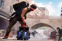 A woman detonates a weapon in PUBG