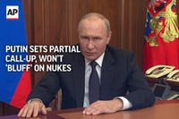 Putin Announces Partial Mobilization in Russia