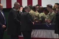 Biden Greets US Military Personnel After Arriving in Japan