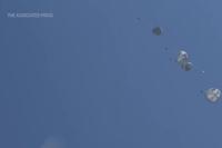 Aid Drop Over Khan Younis as Israel Military Continues Operation Against Militants