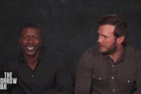 Edwin Hodge and Chris Pratt Talk About Their Weapons in 'The Tomorrow War'
