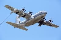 A C-130J Super Hercules flies during the 2017 Marine Corps Air Station Beaufort Airshow, April 30, 2017. (U.S. Marine Corps photo/Benjamin McDonald)