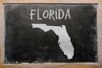 Florida Chalkboard Map