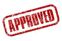Approval rubber stamp