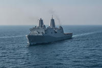 Official U.S. Navy file photo of amphibious transport dock ship USS Green Bay (LPD 20). (U.S. Navy photo by Mass Communication Specialist 3rd Class Kevin V. Cunningham/Released)