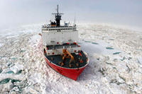 The Coast Guard Cutter HEALY (WAGB-20) is service’s newest and most technologically advanced polar icebreaker. (Coast Guard photo)