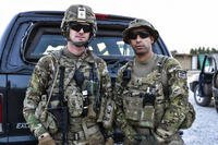 Then-1st Lt. Florent Groberg, right, will be awarded the Medal of Honor on Nov. 12 at the White House for heroic actions in Afghanistan in 2012. Pictured with Groberg is Sgt. Andrew Mahoney of Laingsburg, Mich. (US Army photo)