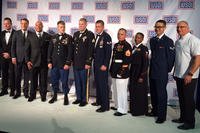 and top military officers honored the USO’s service members of the year during the organization’s annual gala, held Oct. 20, 2015, in Washington, D.C. (Photo courtesy USO)