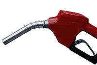 Red gas pump.