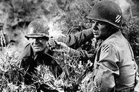 Audie Murphy (right) in To Hell and Back (1955). Photograph: Twentieth Century Fox