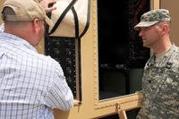 An Army officer and an engineer