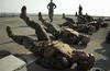 Marines perform flutter kicks.