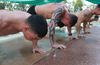 Physical training session in Australia