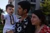 Afghan refugees Azita Jawady and husband Hamid Sadra at home in Austin.