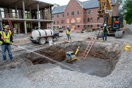 future building construction of Building 2 at the Canandaigua VA Medical Center