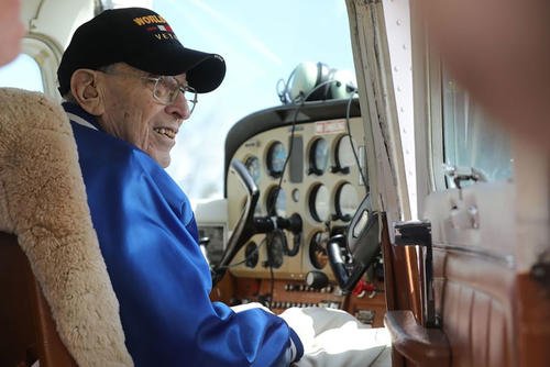Donald Stern got to spend his 101st birthday with a flight