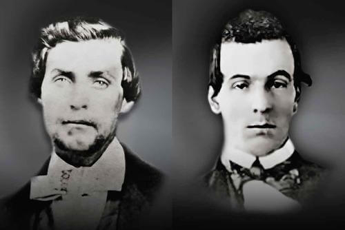 Pvt. Philip Shadrach (left) and Pvt. George Wilson (right)