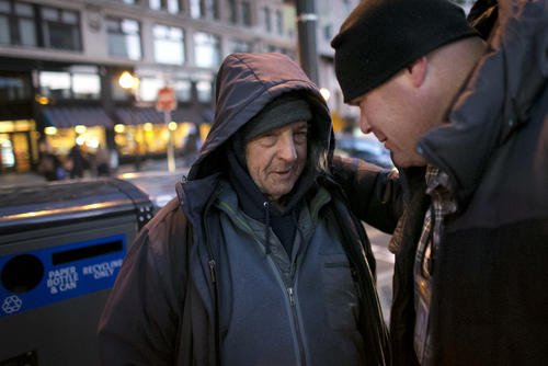 Former homeless U.S. Navy veteran