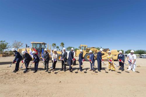 Officials break ground on an apartment complex on Edwards Air Force Base