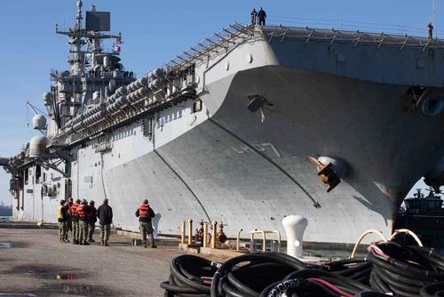 USS Iwo Jima arrives at Norfolk Naval Station