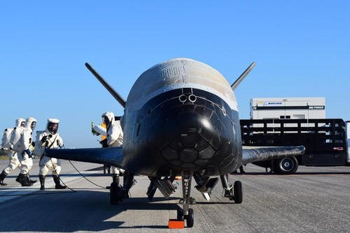 The X-37B Orbital Test Vehicle 4 at Kennedy Space Center