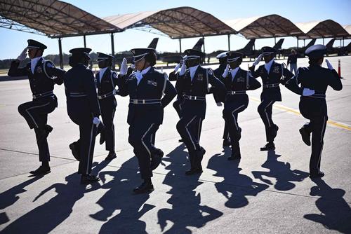 High School Junior Reserve Officers Training Corps cadets