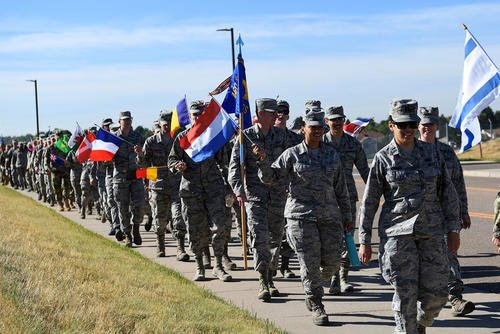 Diversity Day march on Buckley Air Force Base, Colo.