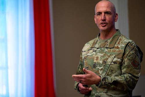 Chief Master Sgt. of the Air Force David A. Flosi