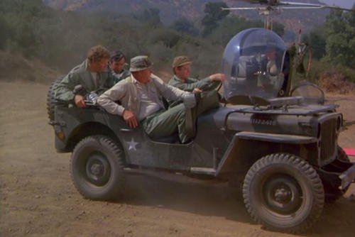 Those bubble-canopy Bell 47 helicopters weren't the only vehicles in ‘M*A*S*H.’