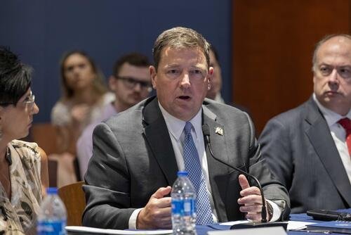 Ed Martin speaks at an event hosted by Rep. Matt Gaetz, R-Fla., at the Capitol in Washington, Tuesday, June 13, 2023. (AP Photo/Amanda Andrade-Rhoades)